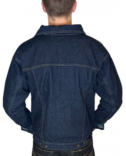 90S Denim Jacket Indigo Blue by BSAT