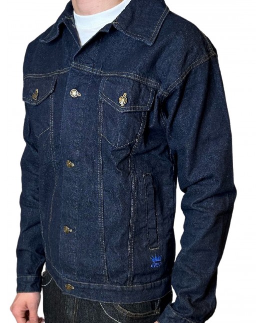 90S Denim Jacket Indigo Blue by BSAT