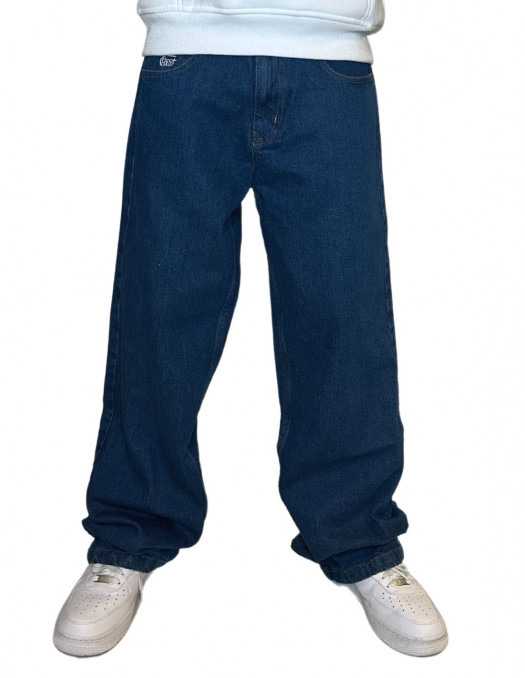 Plain baggy Jeans Blue by BSAT