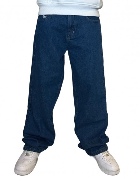 Plain baggy Jeans Blue by BSAT