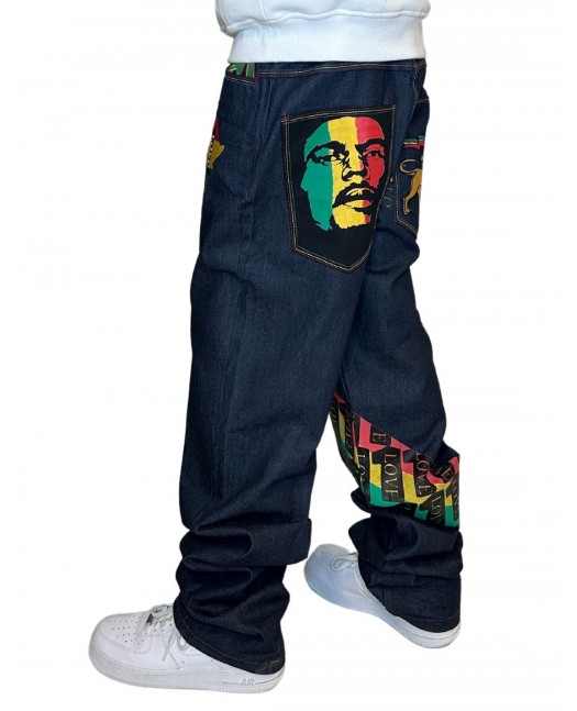 Dirty Money One Love Rasta Baggy...