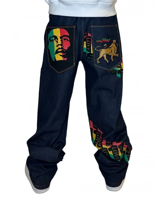 Dirty Money One Love Rasta Baggy...