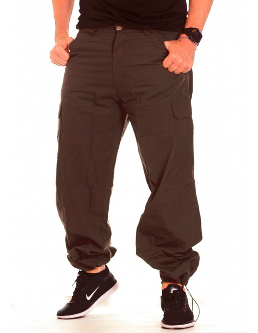 BSAT Combat Cargo Pants Brown Baggy