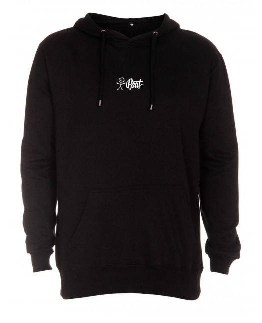 BSAT Stickman Logo Hoodie Black