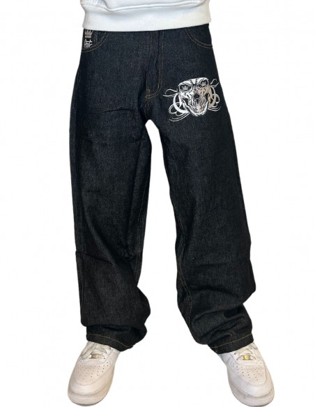 BSAT Skull Embroidery Baggy Jeans *limited edition* Deep Pockets