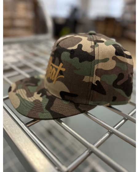BSAT Logo Camo Snapback Cap