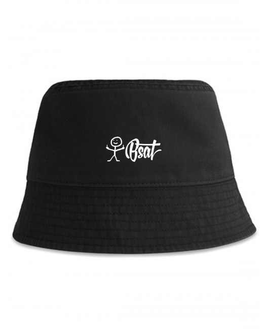 BSAT Stickman Bucket Hat Black