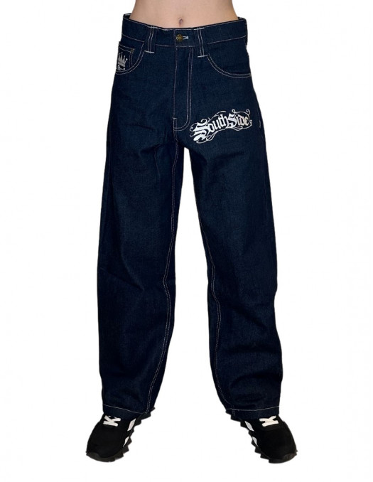 SouthSide Embroidery Baggy Jeans...