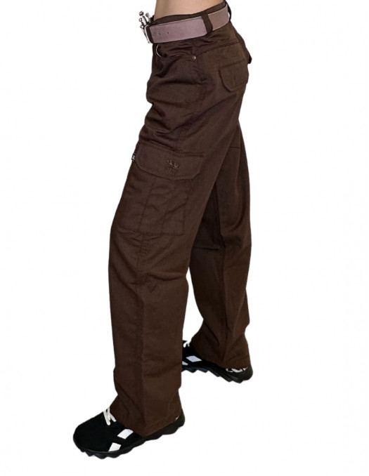 Baggy Cargo Pants Brown by BSAT