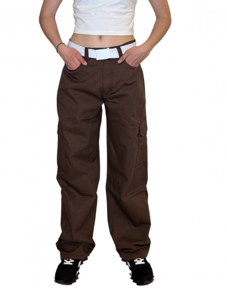 Baggy Cargo Pants Brown by BSAT
