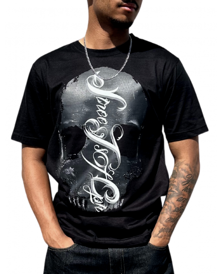 BSAT Streets of Copenhagen Skull T-Shirt Black