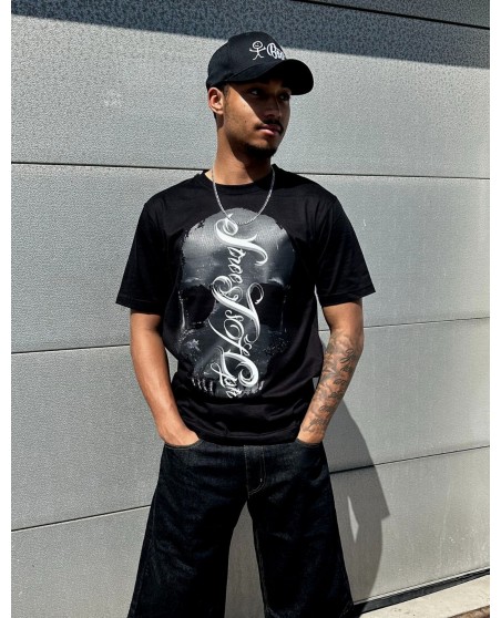 BSAT Streets of Copenhagen Skull T-Shirt Black