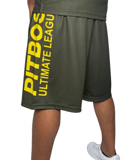 Pitbos Dog Mesh Shorts Ultimate League Green