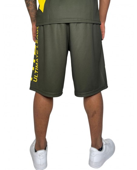 Pitbos Dog Mesh Shorts Ultimate League Green