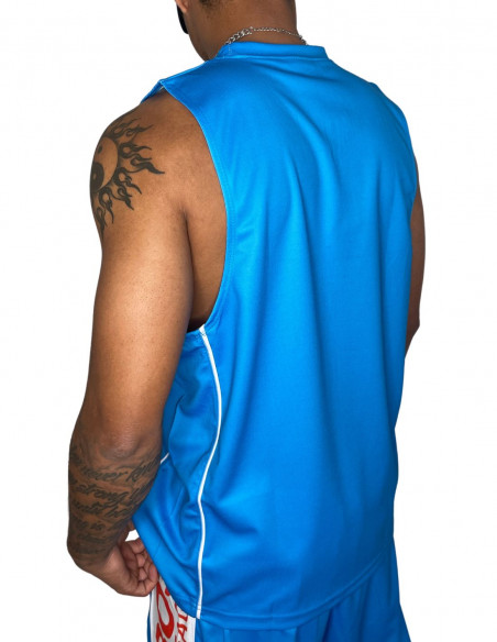 Pitbos Dog Mesh TankTop Ultimate League Sky