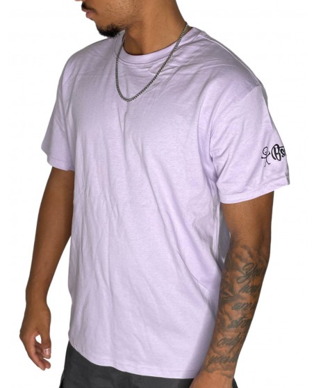 Stickman Baggy T-Shirt Light Purple by BSAT