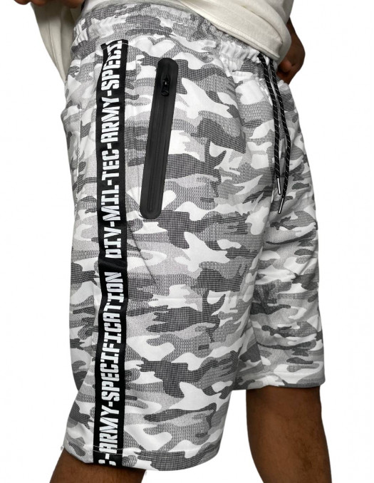 Tech Wear Track Shorts Urban Camo