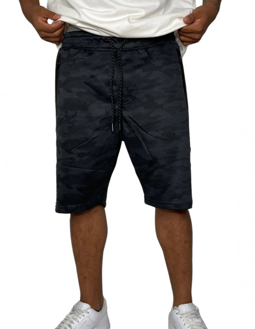 Tech Wear Track Shorts Dark Camo