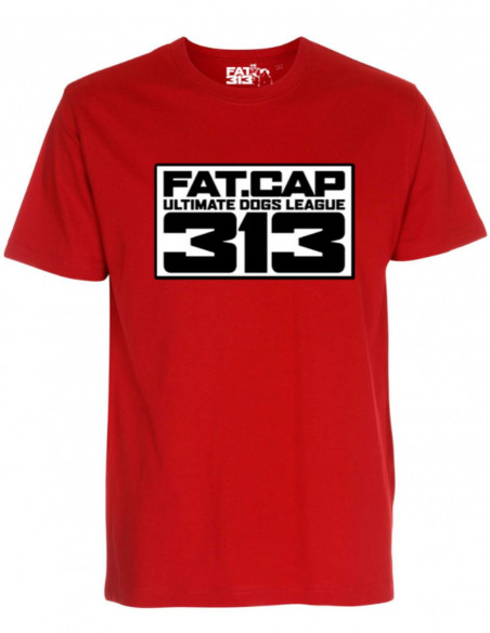 FATCAP Emblem T-Shirt Red by FAT313
