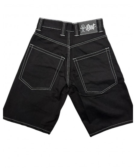 BSAT Stickman Jorts The Fingers Black Denim Shorts *Limited Edition*