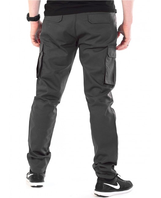 BSAT Tapered Fit Cargo Pants Grey City