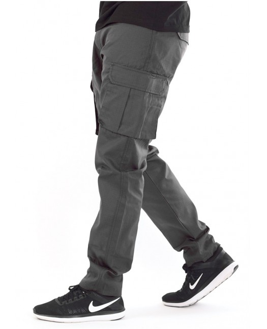 BSAT Tapered Fit Cargo Pants Grey City