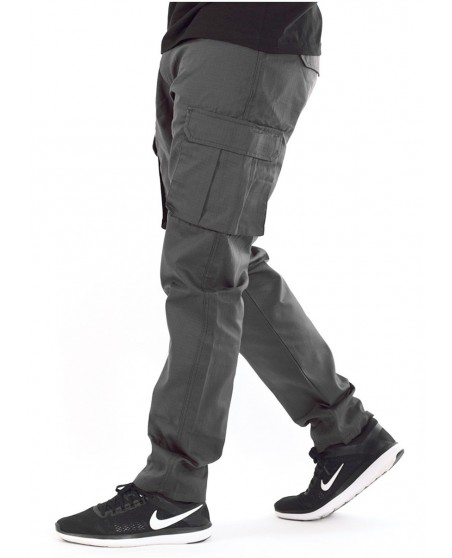 BSAT Tapered Fit Cargo Pants Grey City