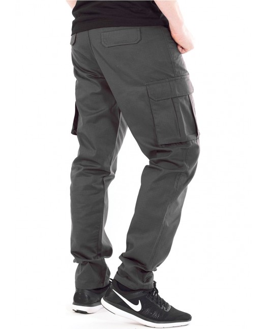 BSAT Tapered Fit Cargo Pants Grey City
