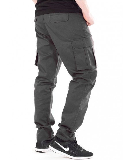 BSAT Tapered Fit Cargo Pants Grey City