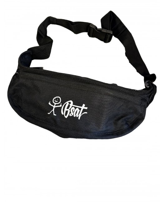 BSAT Stickman Shoulder Bag Black