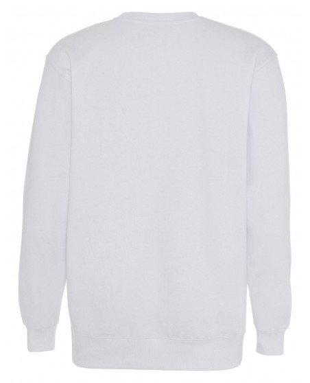 Plain Crewneck Heavy Sweatshirt White