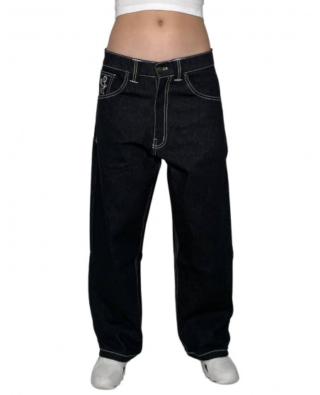 Stickman The F*ck Denim Jeans Black Baggy by BSAT