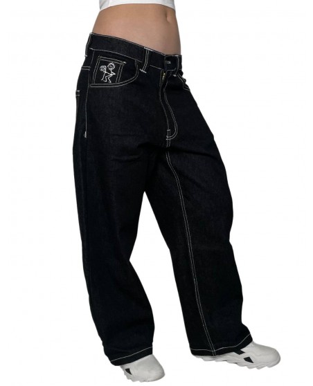 Stickman The F*ck Denim Jeans Black Baggy by BSAT