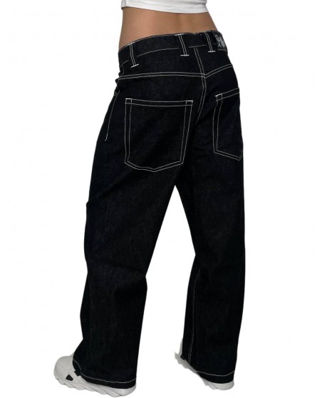 Stickman The F*ck Denim Jeans Black Baggy by BSAT