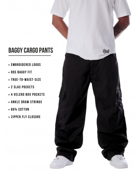 BSAT Combat Cargo Pants Black
