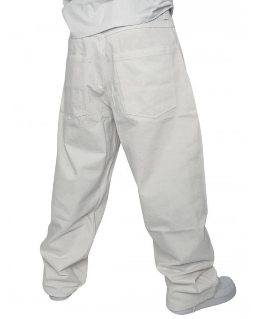 HipHop White Baggy Jeans by BSAT...