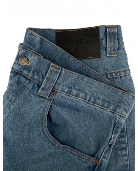 BSAT Bronx Baggy Jeans Plain Light Blue