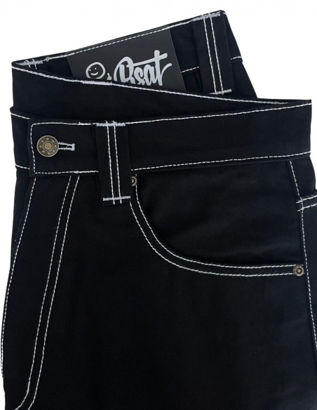 BSAT Stickman baggy Jeans The Fingers Black Vol.2