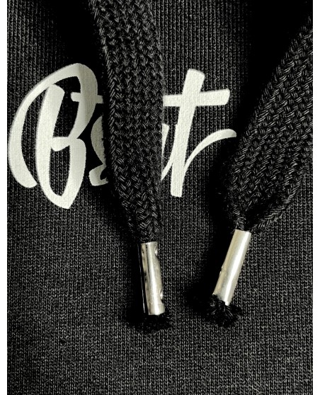 BSAT Stickman Logo Hoodie Black
