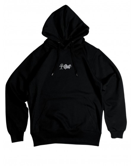 BSAT Stickman Logo Hoodie Black