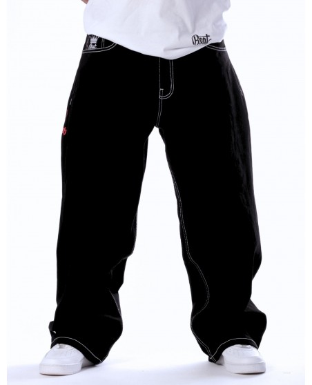 BSAT HUSTLA Baggy Jeans RedNWhite *Legacy Edition*