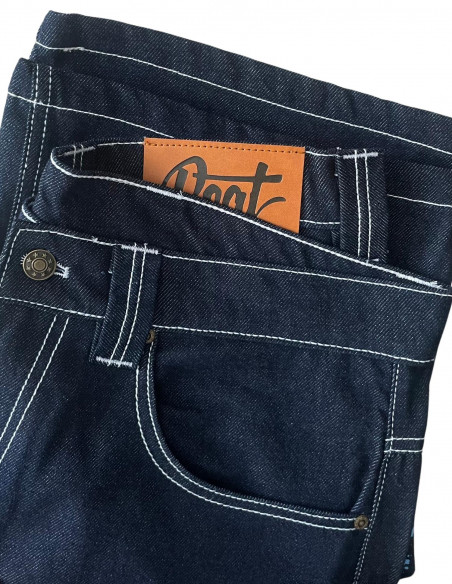 BSAT HUSTLA Baggy Jeans BlueNWhite *Legacy Edition*