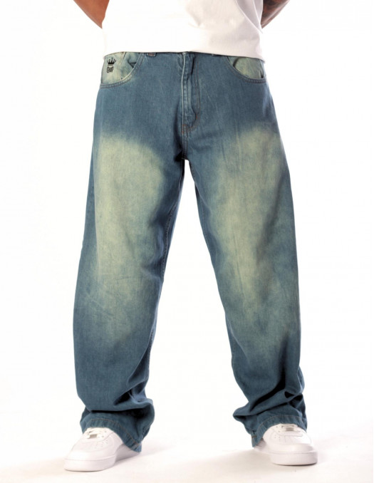 BSAT Baggy Jeans Diddy Spray Washed