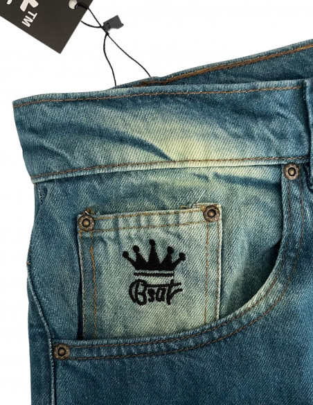 BSAT Baggy Jeans Diddy Spray Washed