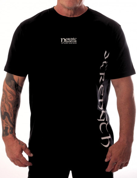 Nordic Worlds Empowerment T-Shirt Black Organic Cotton