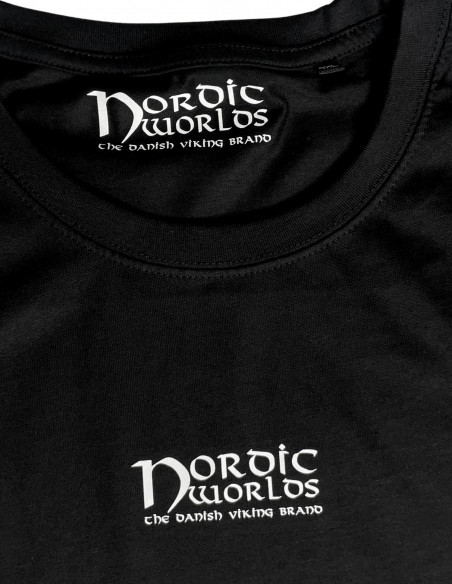 Nordic Worlds Empowerment T-Shirt Black Organic Cotton