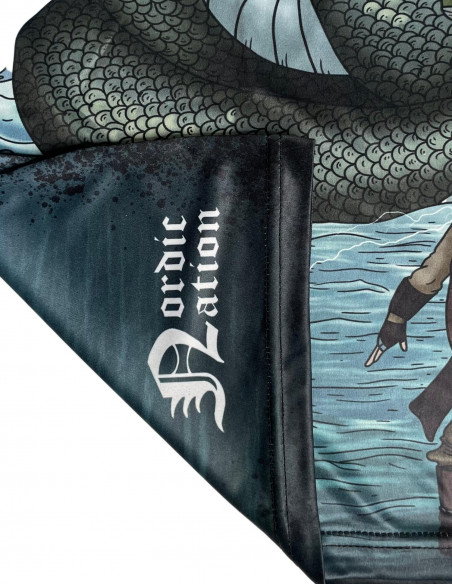 Midgard Serpent T-Shirt Colored by Nordic Worlds