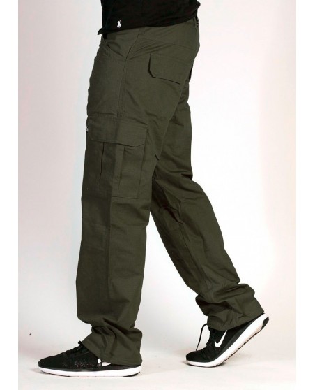 BSAT Regular Fit Combat Cargo Pants Dark Olive