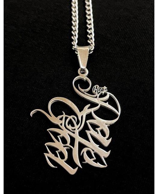 BSAT Rap God Necklace With Pendant...