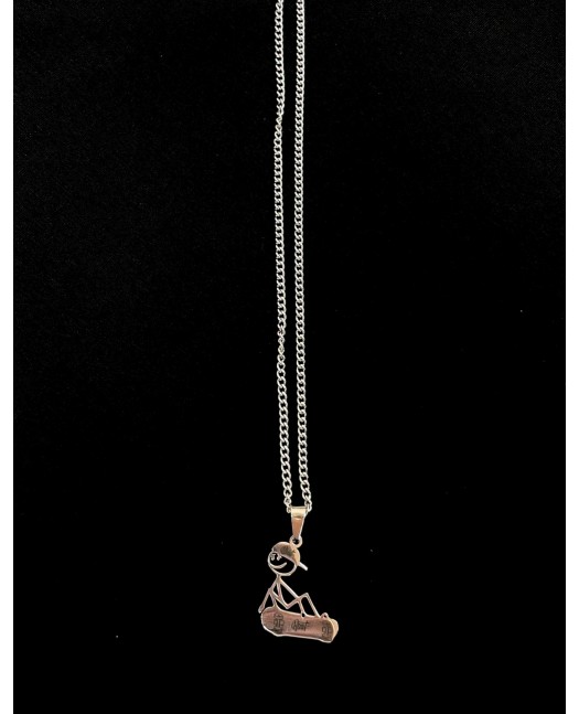BSAT Stickman The Skater Necklace...
